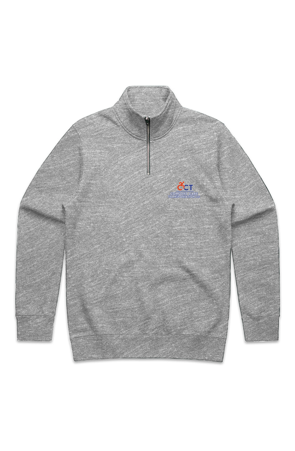 Comfort Care Transportation HQ Mens Half Zip Sweater