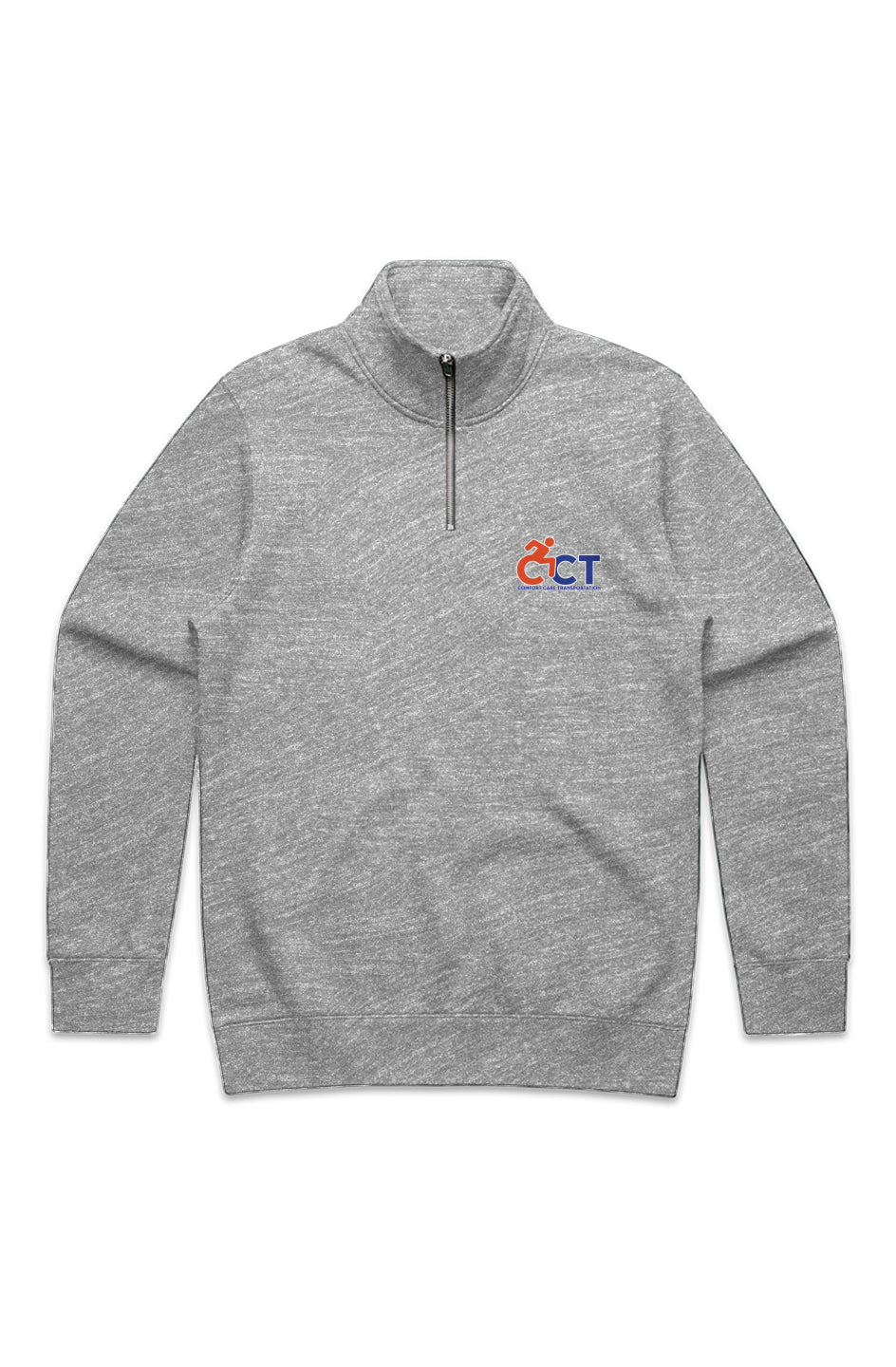 Comfort Care Transportation HQ Mens Half Zip Sweater
