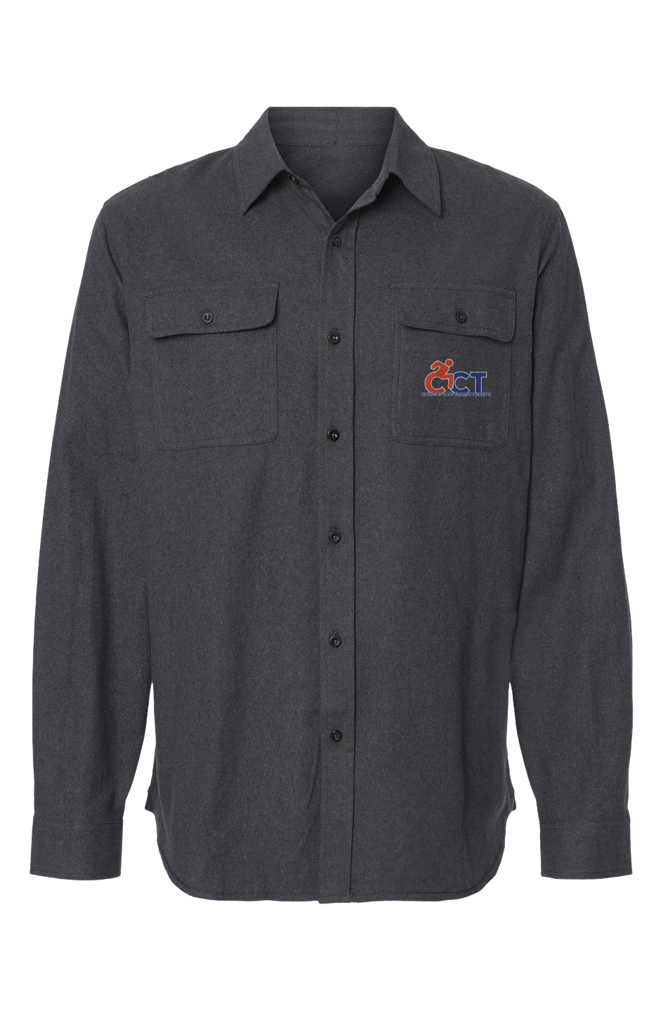 Comfort Care Transportation Solid Flannel Long Sleeve