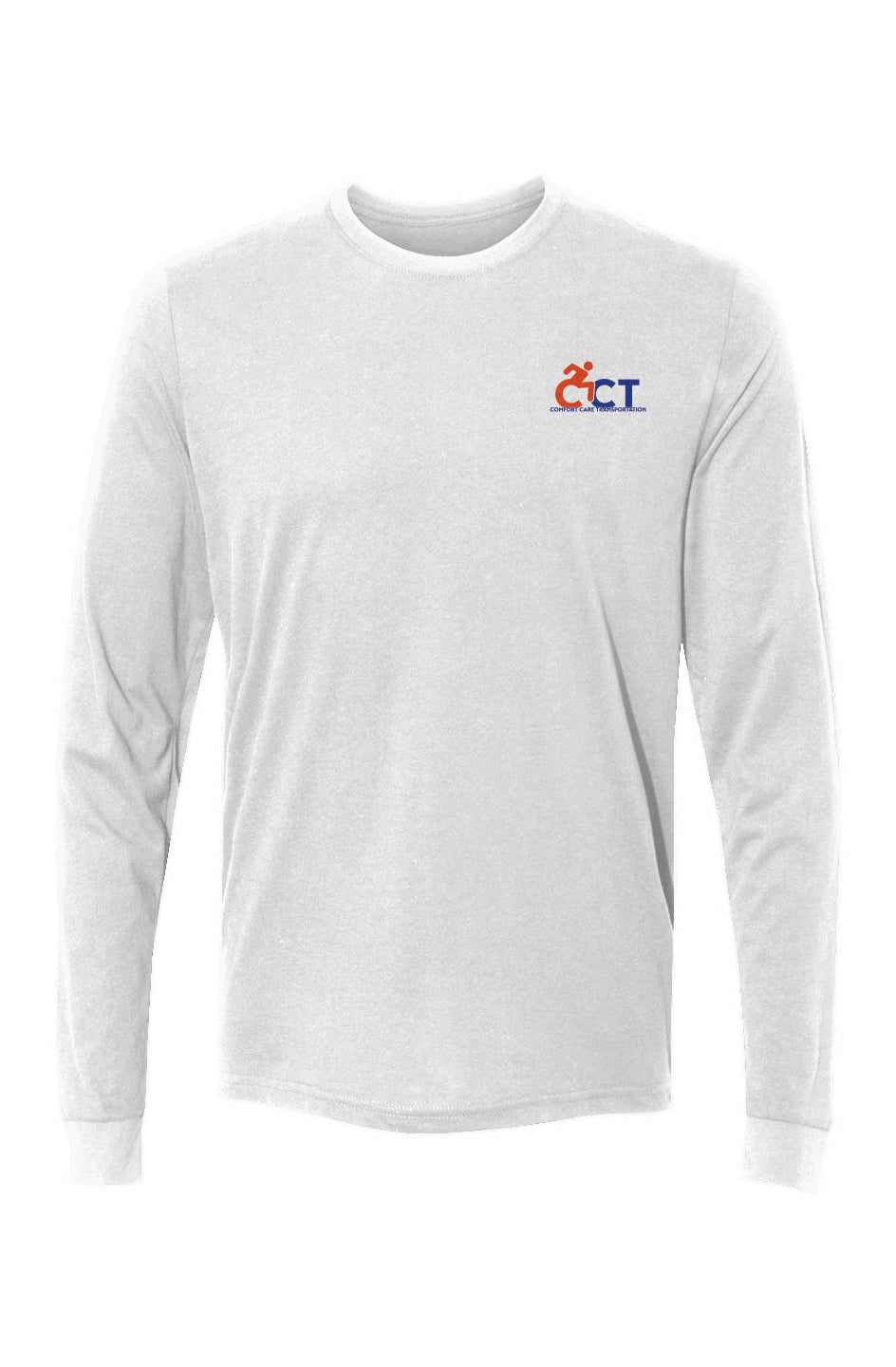 Comfort Care Transportation Sueded Long Sleeve Crew